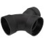 4" Hub ABS DWV Double Elbows (5837)