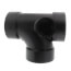 4" x 4" x 4" x 2" Hub ABS Sanitary Tee with 90° Left Inlet (5871)
