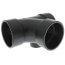 3" x 3" x 3" x 1-1/2" Hub ABS Sanitary Tee with 90° Right Inlet (5872)