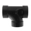 4" x 4" x 4" x 2" Hub ABS Sanitary Tee with 90° Right Inlet (5872)