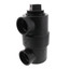 1-1/2" x 3" x 6" H x H x Cleanout with Plug ABS Swivel Drum Trap (5891)