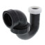 1-1/4" H x SJ ABS P-Trap with Union Joint (5892)