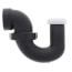 1-1/4" H x SJ ABS P-Trap with Union Joint (5892)