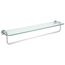 Kendari 24" Towel Bar w/ Glass Shelf (Chrome), IAO35032
