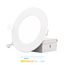4" 3CCT Recessed LED Downlight, 9W, 750 Lumens, Triac Dimming, Wet Rated (6 Pack)