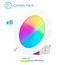 6" Wifi Smart RGB + CW Recessed LED Downlight, 12W, 1100 Lumens, App Dimmable, Wet Rated (6 Pack)