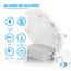 6" LED with Night Light Selectable 12W 1050LM Dimmable (6 Pack)