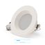 4" Retrofit 6000K Integrated LED Recessed Light Kit 9W 750LM Remodel, Dimmable, Wet Rated - Clear White (6 Pack)
