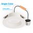 4" Retrofit 6000K Integrated LED Recessed Light Kit 9W 750LM Remodel, Dimmable, Wet Rated - Clear White (6 Pack)