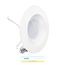 6" Retrofit 3000K Integrated LED Recessed Light Kit 12W 1100LM Remodel, Dimmable, Wet Rated - Warm White (6 Pack)