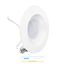 6" Retrofit 4000K Integrated LED Recessed Light Kit 12W 1100LM Remodel, Dimmable, Wet Rated - Cool White (6 Pack)