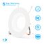 6" Retrofit 5000K Integrated LED Recessed Light Kit 12W 1100LM Remodel, Dimmable, Wet Rated - Daylight (6 Pack)