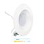 6" 3CCT Selectable 12W 1100LM Recessed Retrofit LED Sleek Series Downlight Kit, Dimmable, Wet Rated (6 Pack)