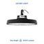 10" 100W 5000K Integrated LED Dimmable UFO High Bay Light 16,000 Lumen Wet Rated AC100-277V DLC Listed