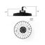 10" 150W 5000K Integrated LED Dimmable UFO High Bay Light 24,000 Lumen Wet Rated AC100-277V DLC Listed