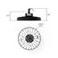 12" 240W 5000K Integrated LED Dimmable UFO High Bay Light 38,400 Lumen Wet Rated AC100-277V DLC Listed