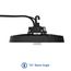 13" 5000K 120-160-200W Adjustable LED Dimmable Wet Rated UFO High Bay Light 24,600-32,800-41,000 Lumen AC100-277V