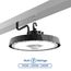 13" 5000K 150-200-240W Adjustable LED Dimmable Wet Rated UFO High Bay Light 25,200-33,600-40,000 Lumen AC100-277V
