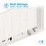 1' x 4' 5000K 3900/5200/6500 Lumen 0-10V Adjustable Watt Backlit Panel Light (4 Pack)