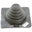Closed to 5-3/4" Square 35 Year Master Flash for Metal Roofs, Model #3 (Black EPDM)