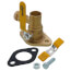 1" Sweat Isolator Flange with Drain