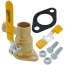 1-1/4" Sweat Isolation Flange w/ Hose Drain