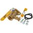 1-1/4" Threaded Isolator Flange w/ Hose Drain