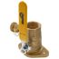 1-1/4" Threaded Isolator Flange w/ Hose Drain