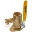 1-1/4" Threaded Isolator Flange w/ Hose Drain