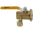 1-1/4" Threaded Isolation Flange w/ Hose Drain and Rotating Flange