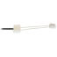 Round Nitride Igniter, 5.5" leads with connector, w/ Bracket and Connector