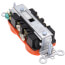 Isolated Ground Heavy-Duty Commercial Specification Grade Duplex Receptacle, 20A, 2P - Orange (125V)