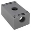 1-Gang, 3/4", 3 Holes Universal Weatherproof Box w/ Mounting Lugs (Silver)