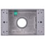 1-Gang, 3/4", 4 Holes Universal Weatherproof Box w/ Mounting Lugs (Silver)
