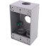 1-Gang, 3/4", 4 Holes Universal Weatherproof Box w/ Mounting Lugs (Silver)