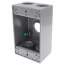 1-Gang, 3/4", 5 Holes Universal Weatherproof Box w/ Mounting Lugs (Silver)