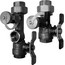 1" Threaded ISO Valve Kit with Male 500K Btuh Pressure Relief Valve for NC380 (Lead Free)