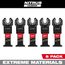 1-3/8" NITRUS Carbide Extreme Materials Universal Fit Oscillating Multi-Tool Blade (Pack of 5)