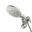 Inly Aromatherapy Chrome 6 Function 6-1/2" Diameter Spray Head Eco Rainshower And Handshower, IN208C2
