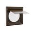 Premium Wall Vent 6" Galvalume Steel Wall Vent, No Collar (Brown)