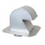 DryerJack 486 Extra-Clearance Galvalume Steel Dryer Roof Vent (Mill Finish)