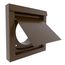 DryerWallVent 4" Galvalume Steel Wall Vent (Brown)