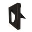 DryerWallVent 4" Galvalume Steel Wall Vent, No Collar (Black)