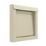 DryerWallVent 4" Galvalume Steel Wall Vent, No Collar (Tan)