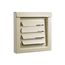 FreshVent 4" Galvalume Steel Fresh Air Intake Vent (Tan)