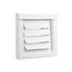 FreshVent 4" Galvalume Steel Fresh Air Intake Vent (White)