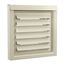 FreshVent 6" Galvalume Steel Fresh Air Intake Vent (Tan)