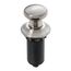 Decorative Air-Activated Switch-Button - Nautical, Satin Nickel (STDN-SN)