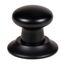 Decorative Air-Activated Switch-Button - Nautical, Matte Black (STDN-MBLK)