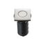 Decorative Air-Activated Switch-Button - Deco, Satin Nickel (STDD-SN)